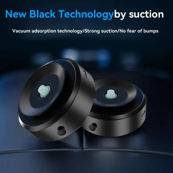 Intelligent Car Mount Mobile Phone Holder Magnetic Black Technology Universal Adsorption Bracket Vacuum Adsorption Stable - Image 6