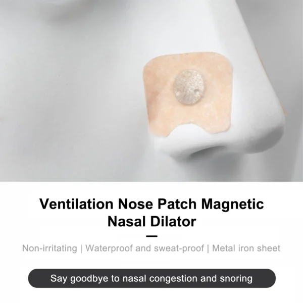 Sport Nasal Dilator Sleep Nasal Breathing Dilators Starter Kit Nose Breathe Strips Magnetic Nasal Strips Reduce Snoring - Image 2