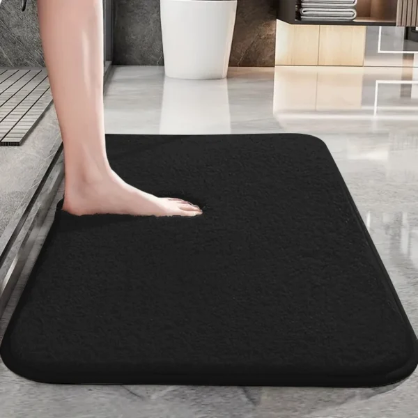 Thickened bathroom absorbent floor mats super soft shower room non-slip foot mats bathtub mats dirt-resistant toilet mats - Image 10