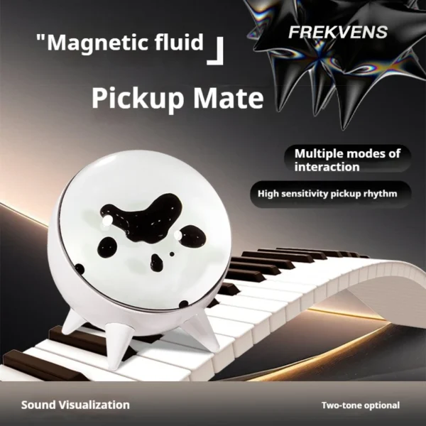 Frekvens Magnetic Fluid Pickup, Venom Music Rhythm Light, Visualized Desktop, Trendy Ornament, Dance Liquid with Music, Gift Toy